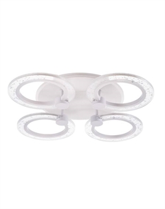 Люстра с ПДУ 1892/4 LED 70 Вт диммер белый 39.5×39.5×8 см Bayerlux