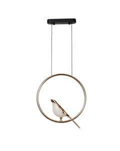 Светильник "Птичка" LED 10Вт черно-золотой 35х150 см Bayerlux