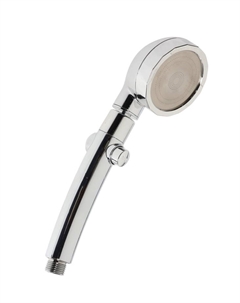 Лейка для душа ZEIN Z0014, пластик/нержавейка, 3 режима, микроскопические точки, цвет хром Zein