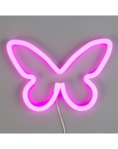 Ночник Бабочка LED от батареек 3АА 15х2х22,5 см Risalux