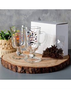 Кружки для глинтвейна «Папа и мама», 2 шт. в коробке, специи Дорого внимание