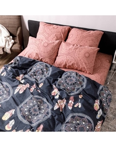 Постельное бельё евро «Ловец снов», бязь Luisa de rizzo