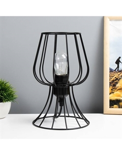 Настольная лампа «Фрейя» Е27 40 Вт черный 16×16×23 см Risalux