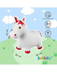 Попрыгун «Единорог», 66 х 51 см, цвет МИКС Zabiaka