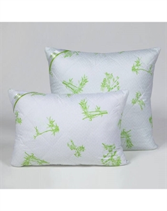 Подушка стёганная 50х70 см, бамбуковое волокно, ткань глосс-сатин, п/э 100% Vesta