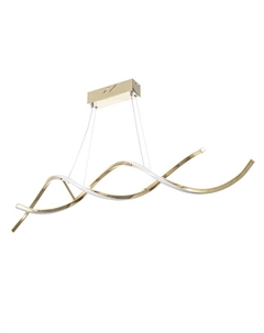 Люстра с ПДУ "Диодора" LED 100Вт 3000-6000Вт золото 98х140х40-140см Bayerlux