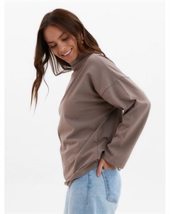 Лонгслив женский : Casual Collection, шоколад, размер 46 Minaku