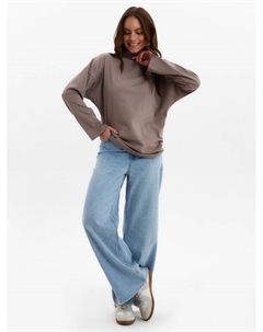 Лонгслив женский : Casual Collection, шоколад, размер 48 Minaku