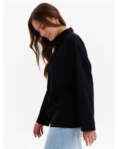 Лонгслив женский : Casual Collection, чёрный, размер 42 Minaku