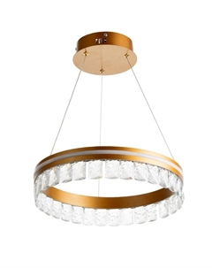 Светильник "Джес" LED 100Вт золото 39х39х9 см Bayerlux