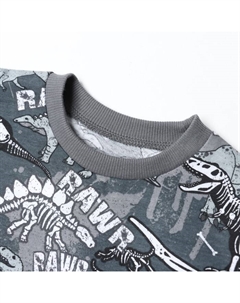 Пижама для мальчика, цвет серый, рост 98 см Luneva