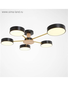 Светильник 35434/5 LED 120 Вт 3000-6000К черный-золото 64×78×13.5 см Bayerlux