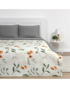 Покрывало евро "Цветение" 200х210±5см, 100% полиэстер, 190гр/м2 Экономь и я