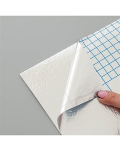 Панель ПВХ самоклеящаяся, в рулоне, 2800×500×2 мм, цвет бирюзовый Take it easy