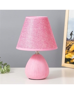 Настольная лампа "Эстель" Е14 40Вт розовый 17х17х26 см Risalux