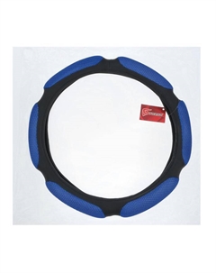 Оплетка на руль, анатомическая, размер 38 см, чёрно-синий Torso