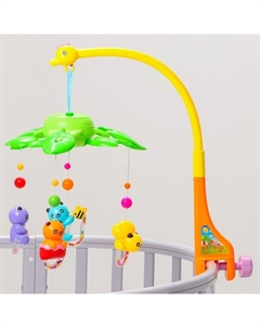 Мобиль музыкальный на кроватку «Музыкальные листья. Панды», на батарейках Крошка я