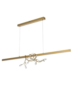 Светильник Новита LED 18 Вт 3000К золото 120×18×100 см Bayerlux