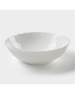 Салатник «Дива», 1 л, d=20 см, стеклокерамика, белый Avvir