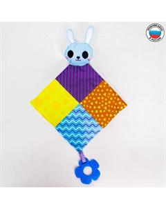 Погремушка - прорезыватель «Зайка» с шуршалкой Крошка я