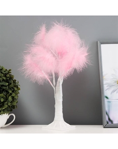 Ночник «Перья» LED розовый 17×18×35 см Risalux
