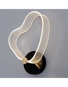 Бра «Сердце» LED 8 Вт 3000-6000К черный 25×20×6 см Bayerlux