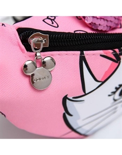 Сумка поясная детская для девочки «Кошечка с бантиком», 25×6×13 см, Коты Аристократы Disney