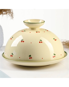 Блинница - хлебница "Застолье" 1,8л / 15х24см, кантри Псковский гончар