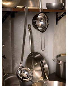 Половник, 125 мл, d=8 см, h=32, толщина 3 мм, нержавеющая сталь Hanna knövell