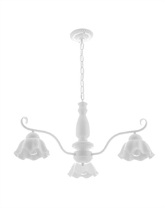 Люстра «Лукреция» 3хЕ27 40 Вт белый 69×69×37-72 см Bayerlux