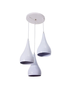 Светильник «Капля» 3×60 Вт Е27 белый Bayerlux