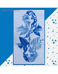 Полотенце махровое «Холодное сердце», 70×130 см, 100% хлопок, 420 г/м² Disney