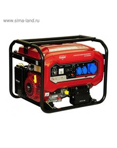Генератор Elitech БЭС 8000ЕМ, бензиновый, 4 тактный, 6.5 кВт, 220/12 В, 50Гц, эл.старт