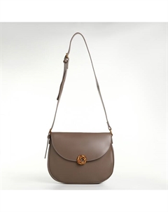 Сумка женская мессенджер на магните, с косметичкой, 28×4×20 см, серая Textura