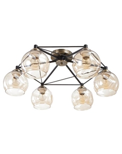 Люстра 6591208/6 E27 40 Вт черный-бронза 60×60×23 см Bayerlux