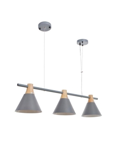 Люстра 1066/3GR E27 60 Вт серый 90×20×90 см Bayerlux