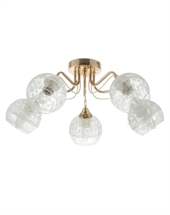 Люстра "Лона" 5х60Вт Е27 золото Галлоп