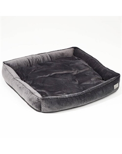 Лежанка для кошек и собак велюровая, 70 х 65 х 15 см, серая Pet lab