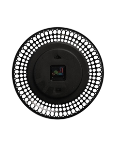 Часы настенные, интерьерные "Классика", бесшумные, d-40 см, черные Рубин