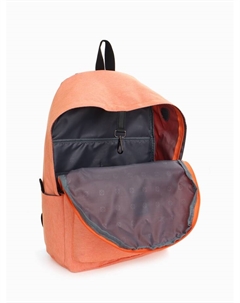 Рюкзак школьный на молнии с карманами, персиковый Fulldorn