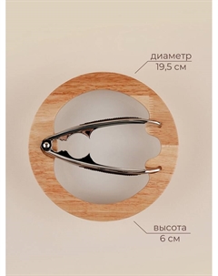 Орешница с орехоколом SL Home «Тренто», 2 предмета: орешница, орехокол, фарфор Sima-land home