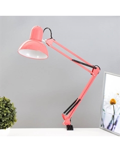 Настольная лампа "Джуни" Е27 40Вт розовый 16х16х90 см Risalux