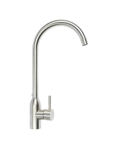 Смеситель для кухни "АМУР" BY2021, однорычажный, высокий излив, хром Амур