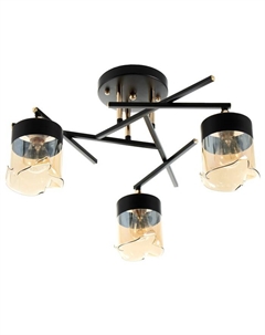 Люстра «Либель» 3хE27 40 Вт черный 50×50×28 см Bayerlux