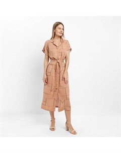 Платье женское, цвет песочный, размер 46 Mark formelle