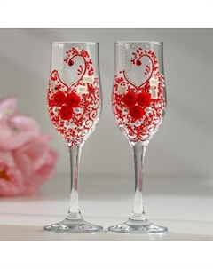 Бокалы свадебные «Шик», 150 мл Дорого внимание