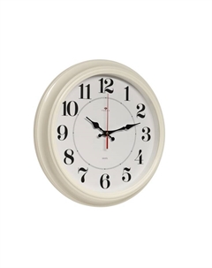 Часы настенные, интерьерные «», бесшумные, d=35 см, корпус белый Рубин