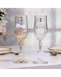 Бокалы свадебные «Роскошь», 150 мл Дорого внимание