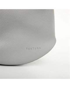 Сумка - мешок женская, на магните, с косметичкой, 36×10×27 см, серая Textura