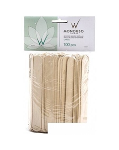 Шпатель деревянный для воска D000212 (100 шт) Italwax